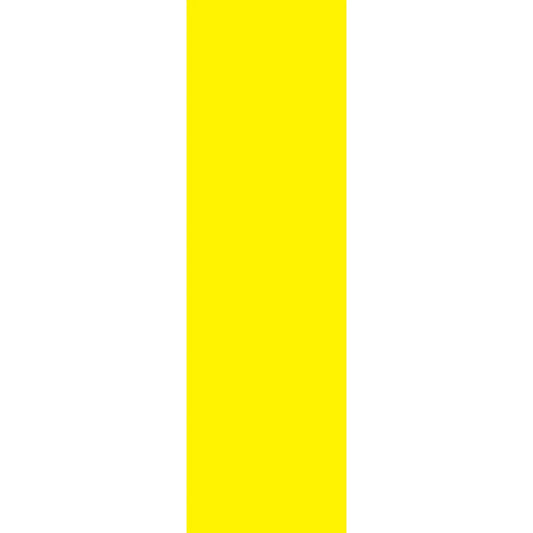 Bright yellow vertical rectangle.