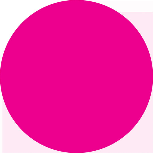 Hot pink circle.