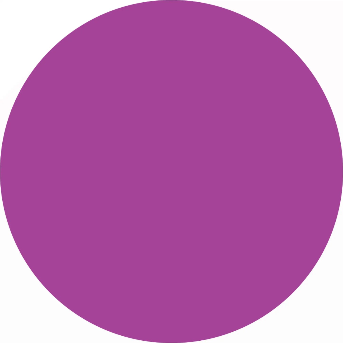 Solid purple circle.