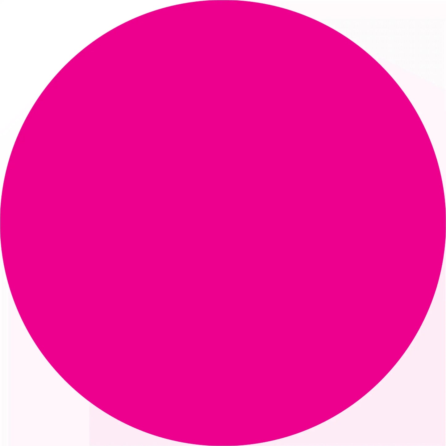 Solid magenta circle.