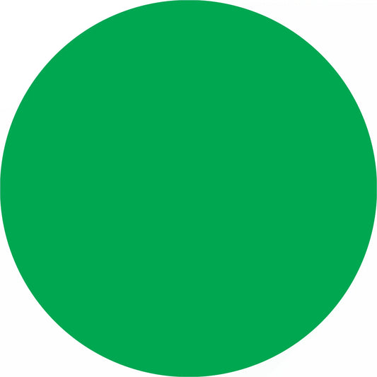 Solid green circle.