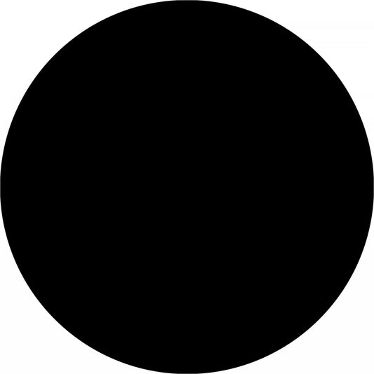 Perfect black circle.