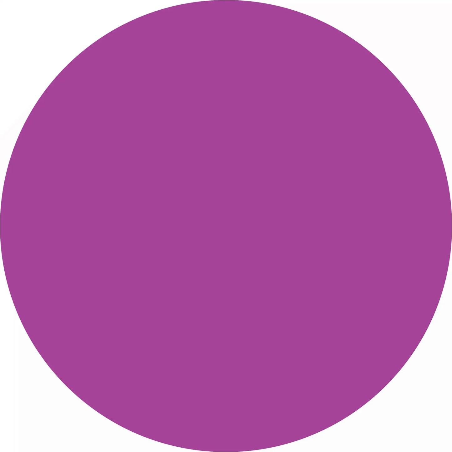 Solid purple circle.