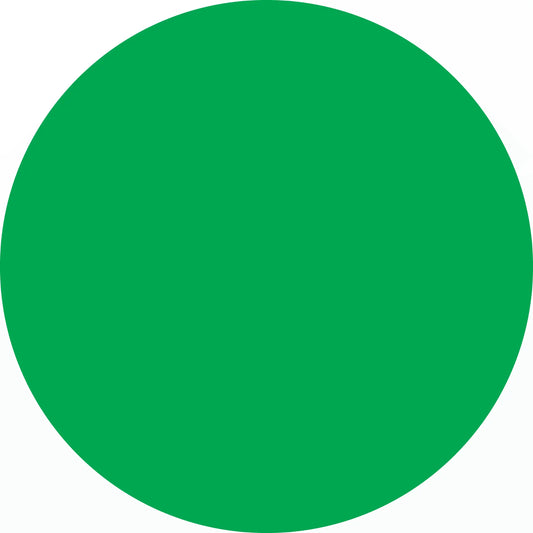 Solid green circle.