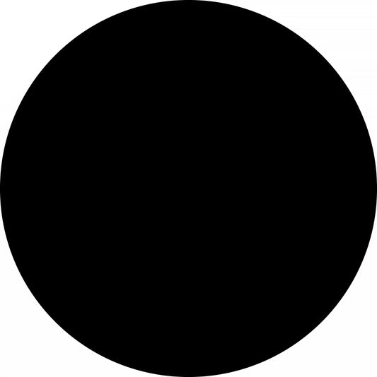 Perfect black circle.