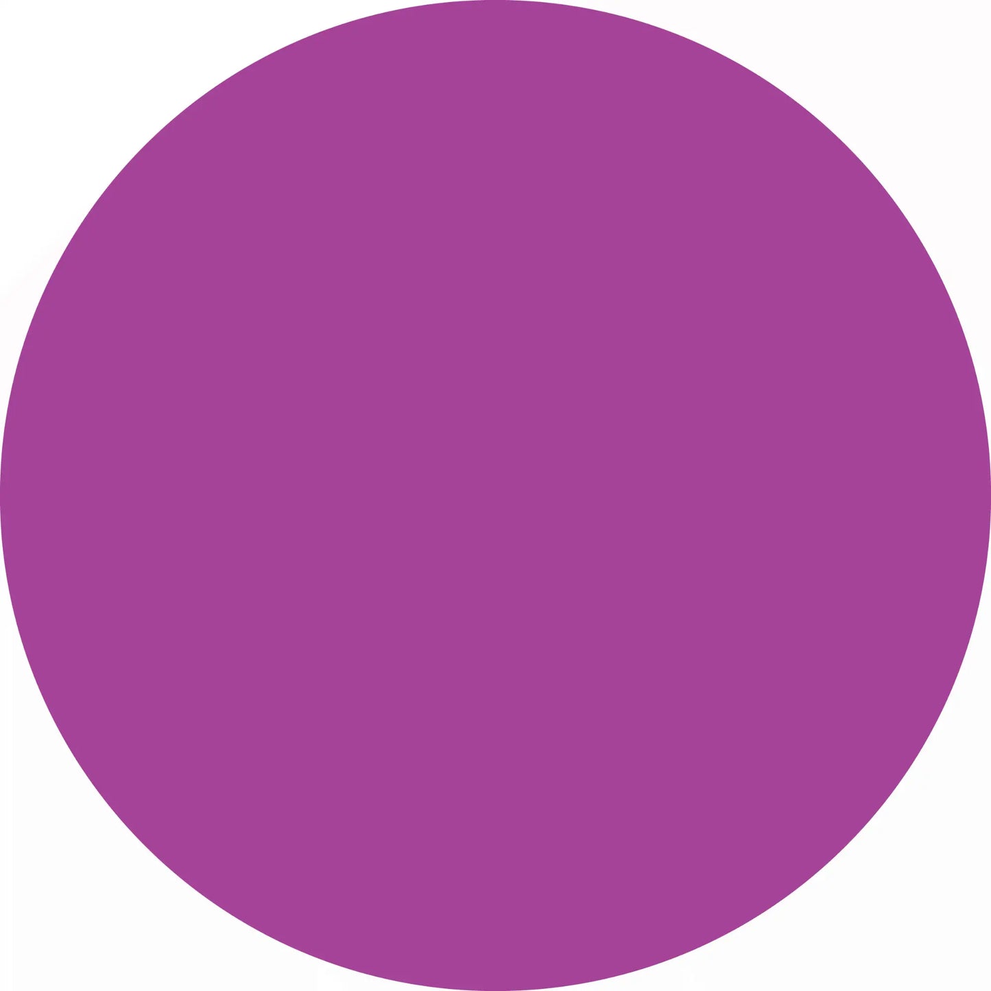 Solid purple circle.