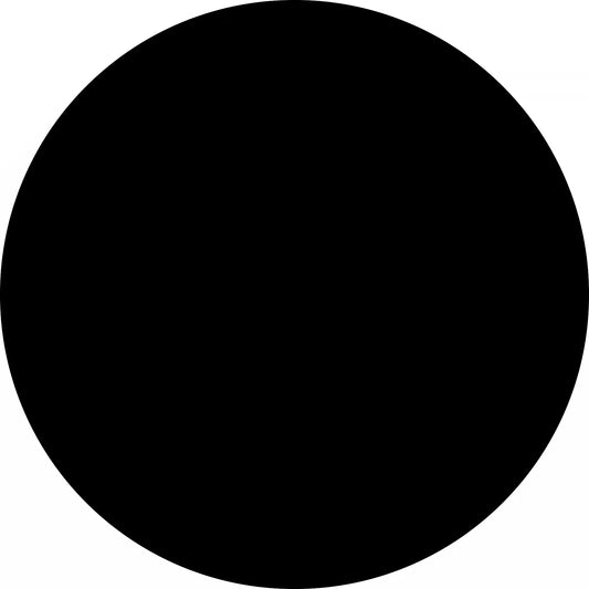 Perfect black circle.