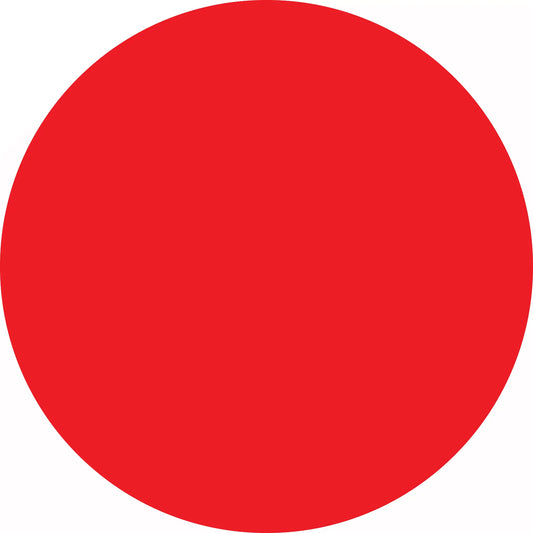Perfect red circle.