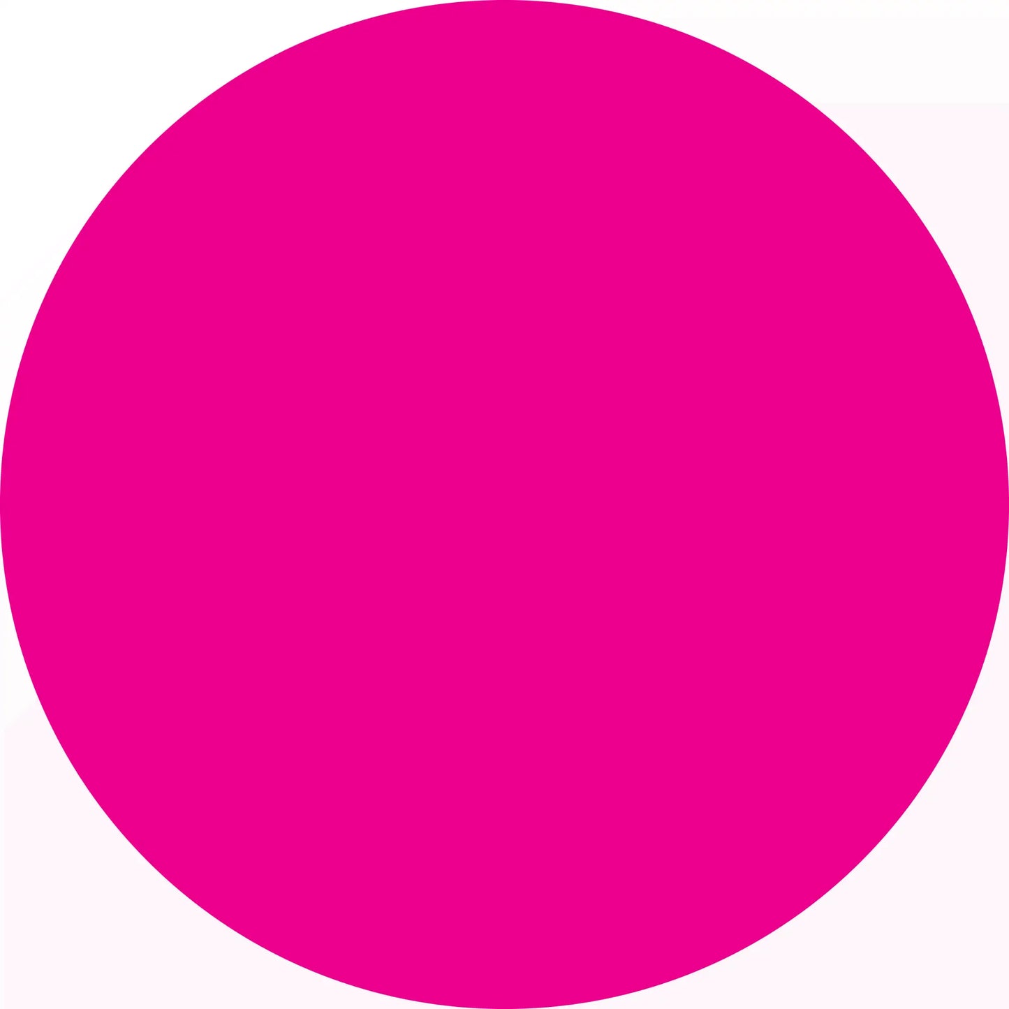 Bright pink circle.