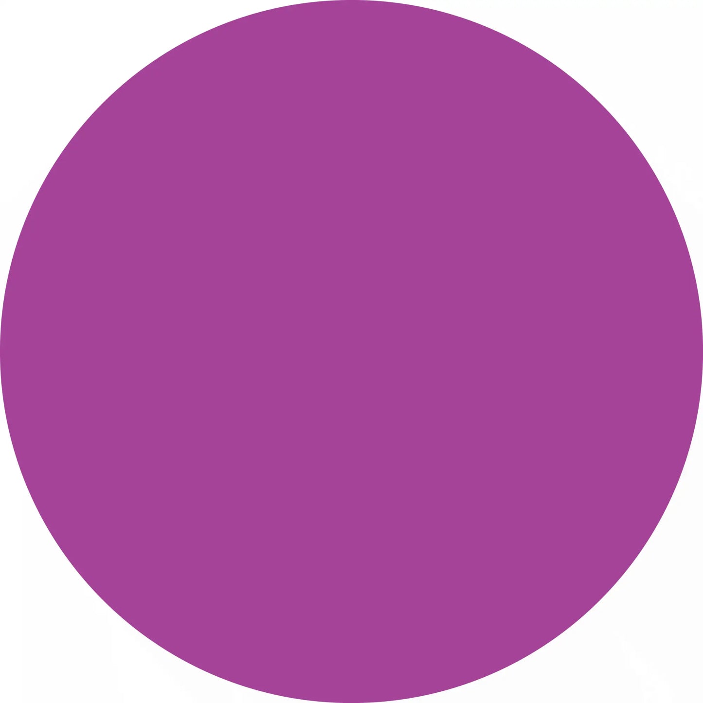 Solid purple circle.