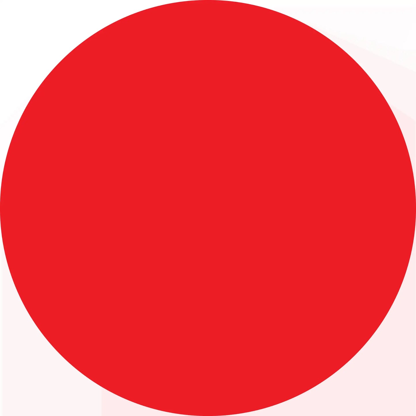 Red circle.