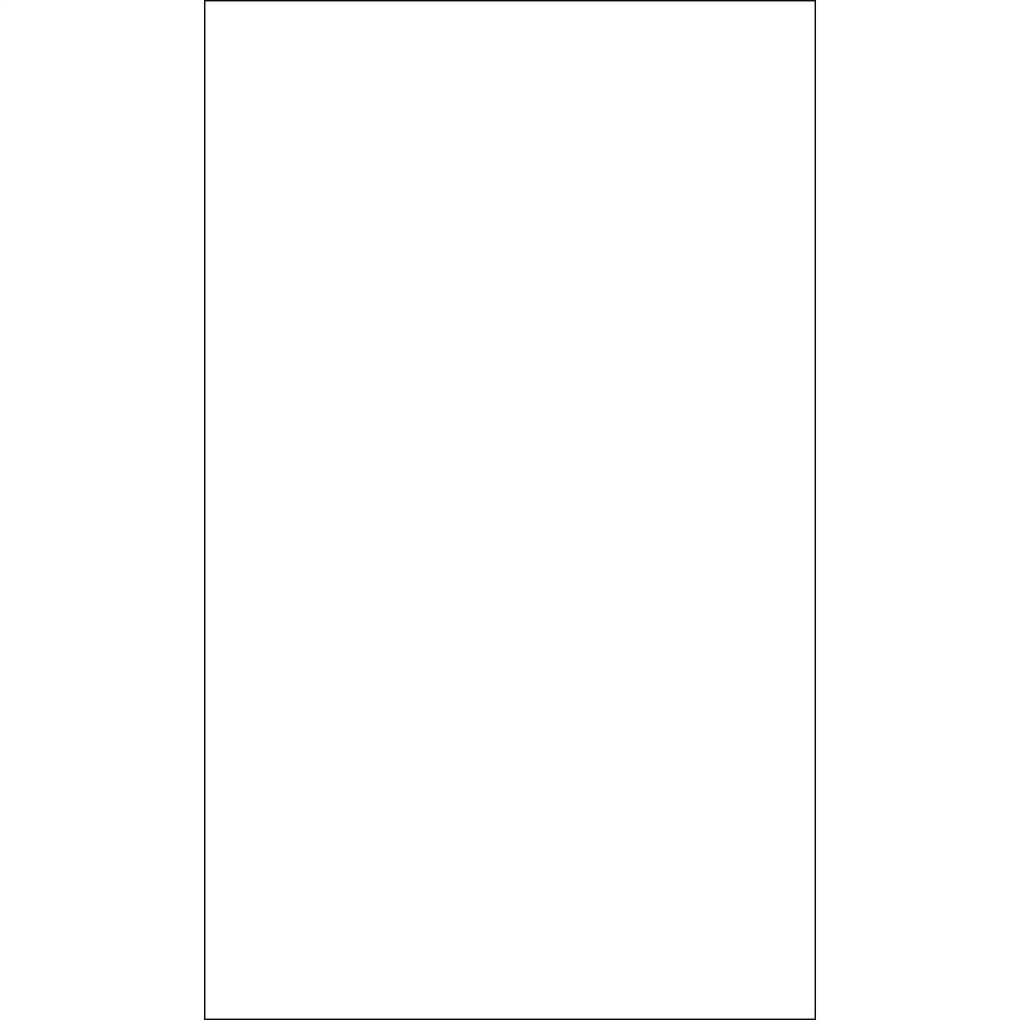 A simple black rectangular outline on a white background.