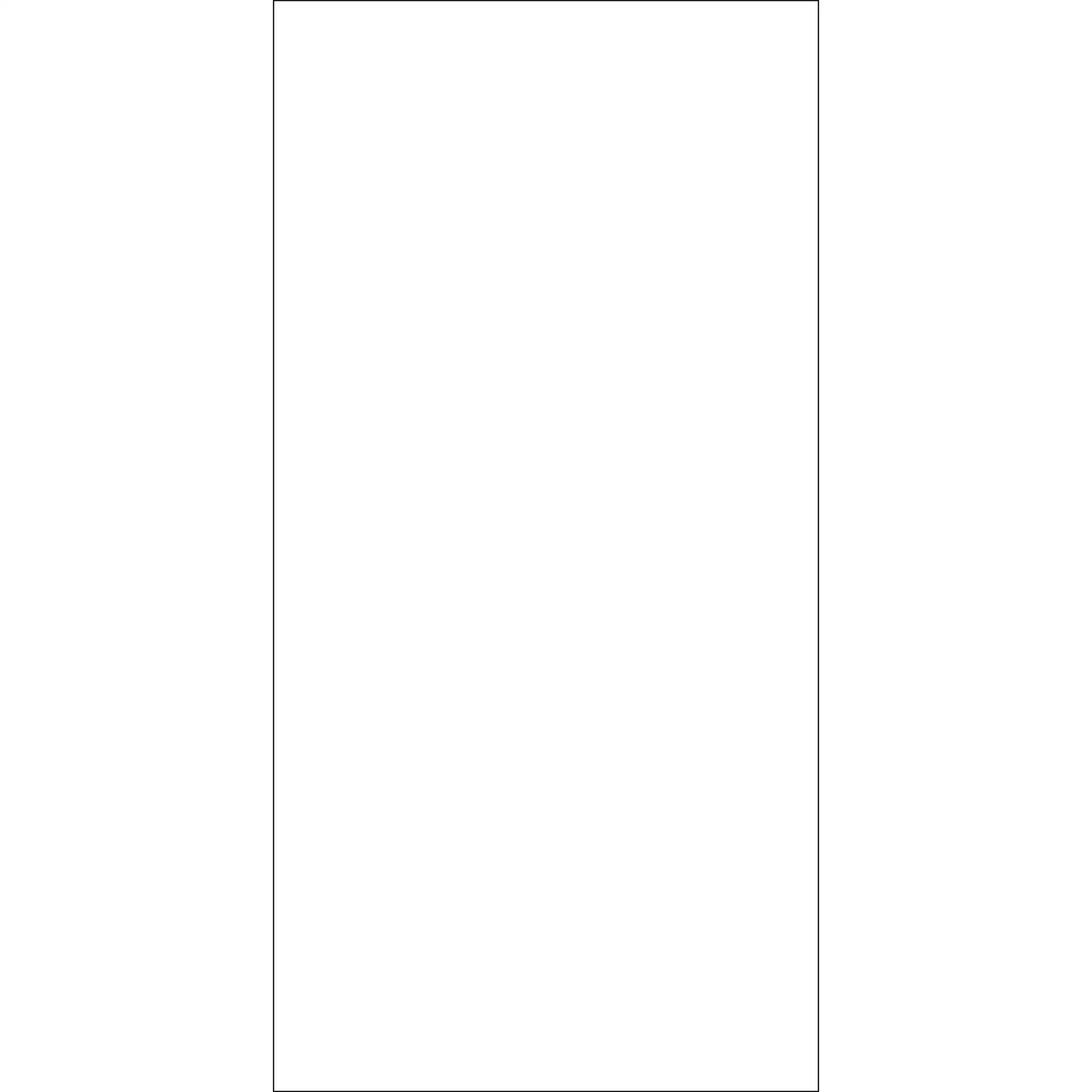 Simple black rectangular outline on a white background.