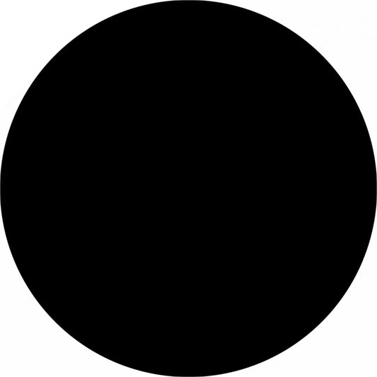 Perfect black circle.