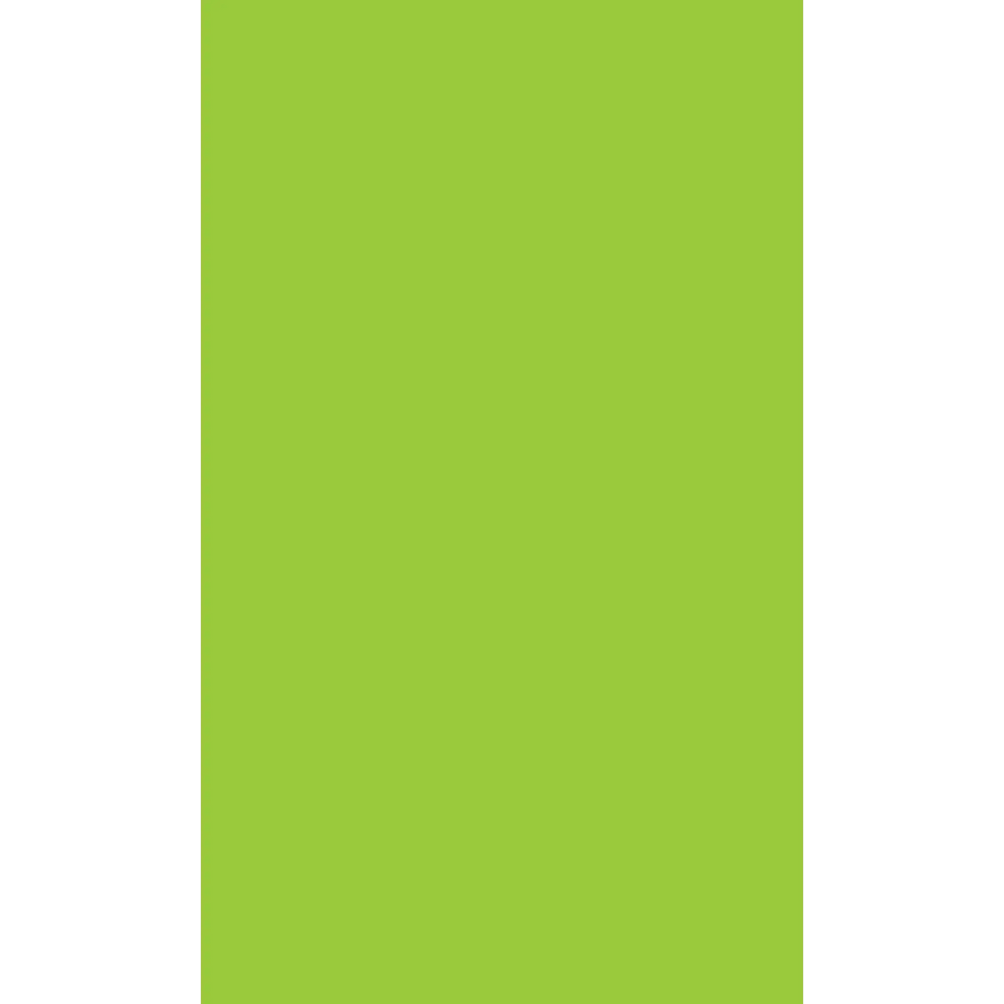 Solid lime green rectangle.