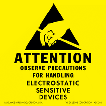 ASC202 ATTENTION - OBSERVER PRECAUTIONS FOR HANDLING - ELECTROSTATIC SENSITIVE DEVICES