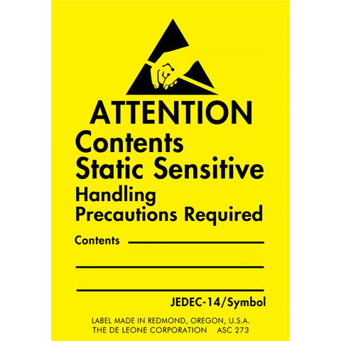 ASC273 ATTENTION - Contents Static Sensitive -
Handling Precautions Required