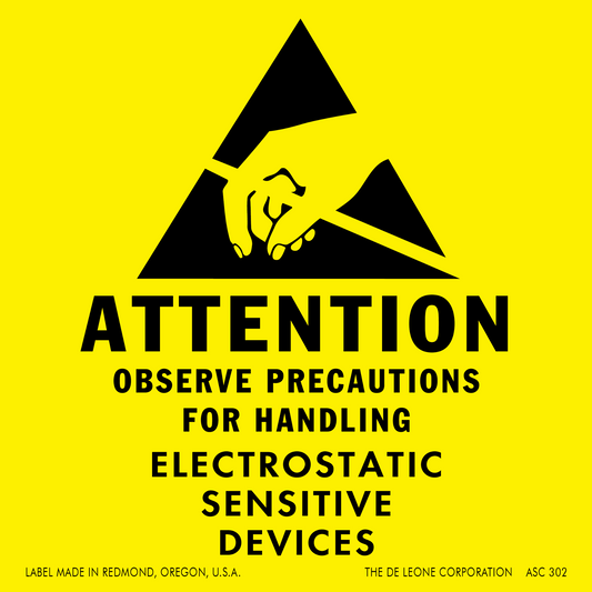 ASC302 ATTENTION - OBSERVER PRECAUTIONS FOR HANDLING - ELECTROSTATIC SENSITIVE DEVICES