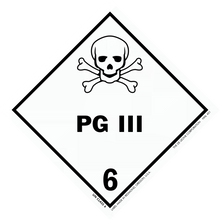 HML401 Poisonous & Infectous Substances  - PG III - Class6