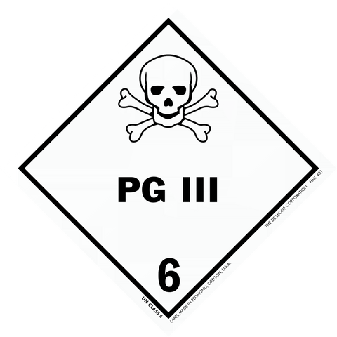 HML401 Poisonous & Infectous Substances  - PG III - Class6