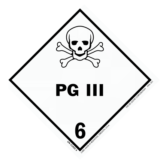 HML401 Poisonous & Infectous Substances  - PG III - Class6