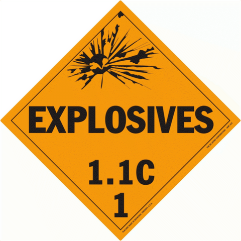 HMP432 Explosives 1.1C - Class 1