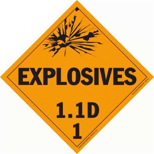 HMP433 Explosives 1.1D - Class 1