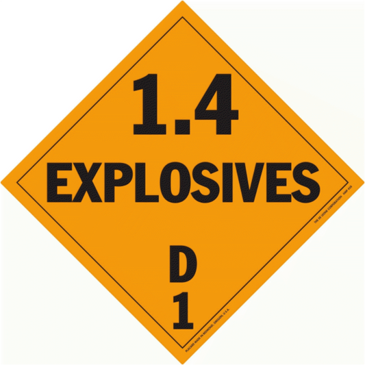 HMP458 Explosives 1.4D - Class 1