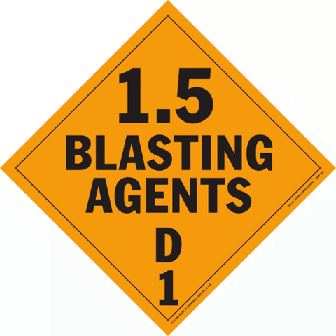 HMP463 Class 1.5 - Blasting Agents - D - 1