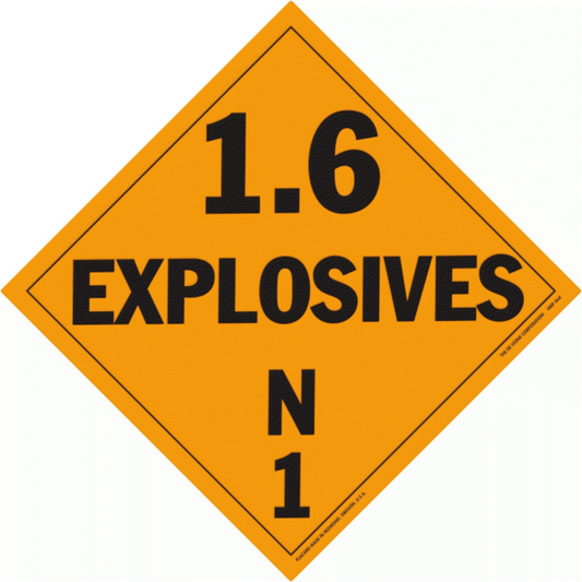 HMP464 Class 1.6 - Explosives - N - 1