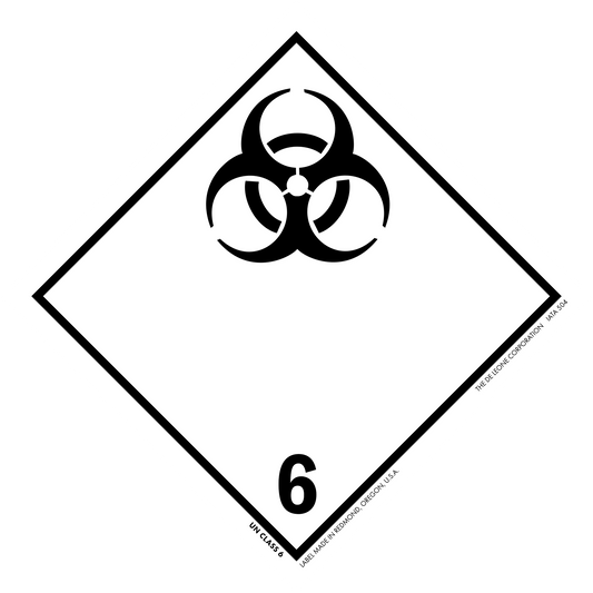 IATA504 Infectious Substance - In case of damage or leakage immediately notify Public Health authority