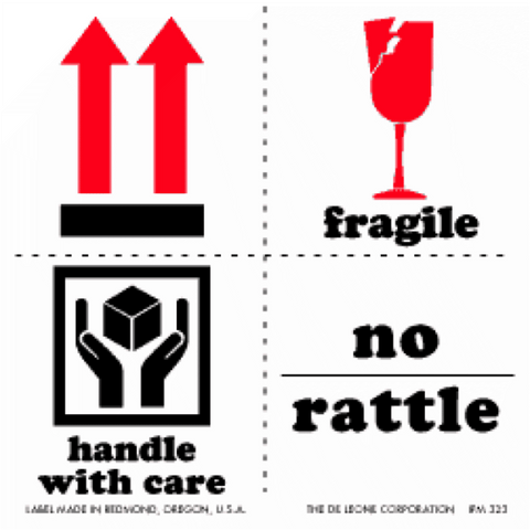 IPM323 Handle With Care - Fragile - No Rattle -
international