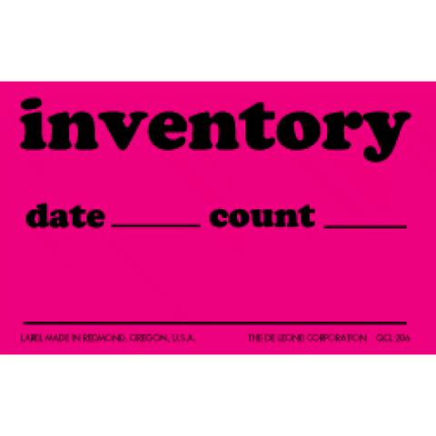 QCL206 Inventory
Date ---------------Count -----------------