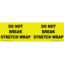 SCL1608 Do not break down stretch wrap - Do not break down stretch wrap