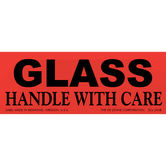 SCL204B GLASS - HANDLE WITH CARE