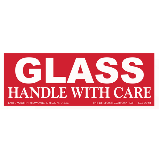 SCL204R GLASS - HANDLE WITH CARE