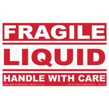 SCL205 FRAGILE - LIQUID - HANDLE WITH CARE