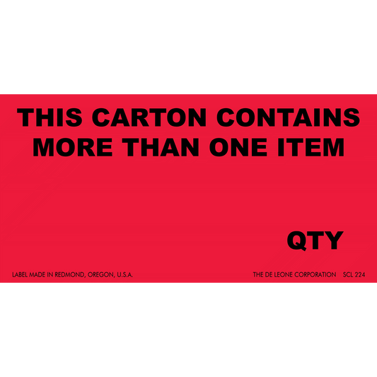 SCL224 THIS CARTON CONTAINS MORE THAN ONE ITEM - QTY