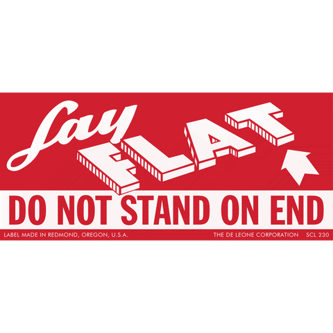 SCL230 LAY - FLAT - DO NOT STAND ON END