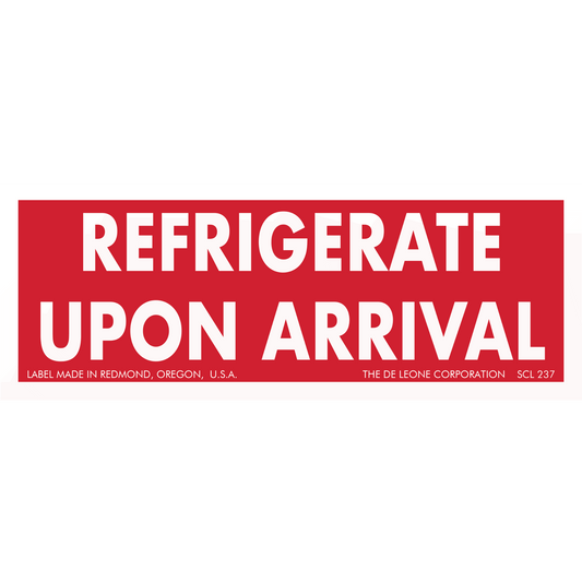 SCL237 REFRIGERATE UPON ARRIVAL