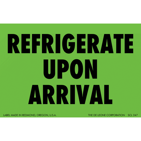 SCL247 Refrigerate Upon Arrival