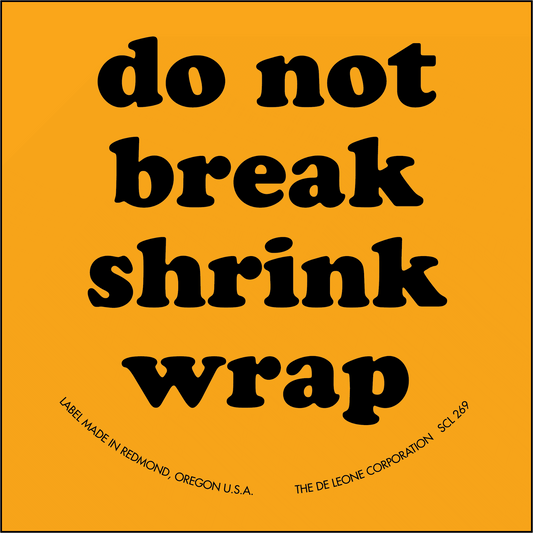 SCL269 Do not break wrap