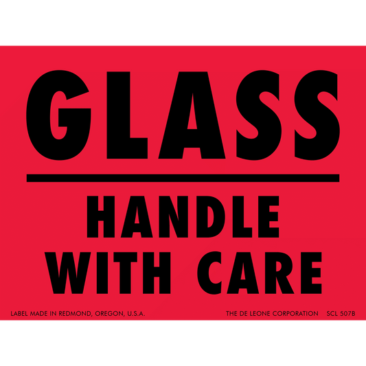 SCL507B GLASS - HANDLE WITH CARE