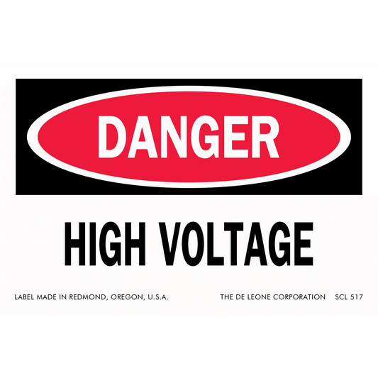 SCL517 DANGER - HIGH VOLTAGE