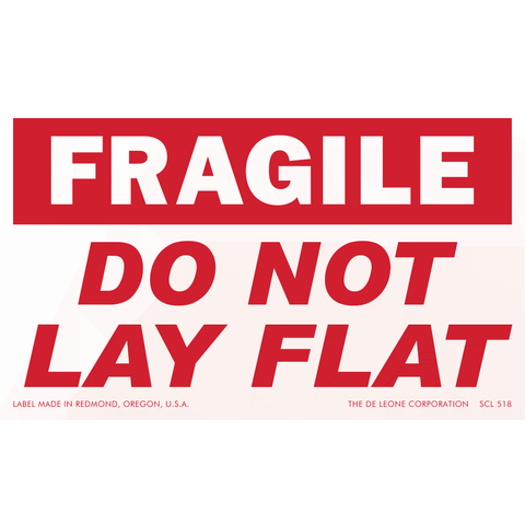 SCL518 FRAGILE - DO NOT LAY FLAT