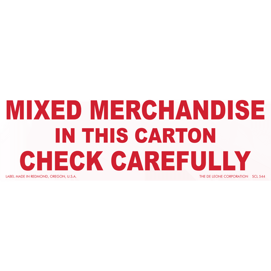 SCL544 MIXED MERCHANDISE - IN THIS CARTON - CHECK CAREFULLY