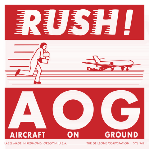 SCL549 RUSH - AOG - AIRCRAFT ON GROUND