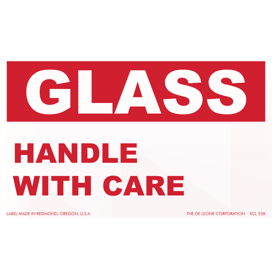 SCL558 GLASS - Handle With Care