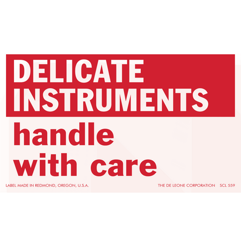 SCL559 DELICATE INSTRUMENTS - Handle With Care