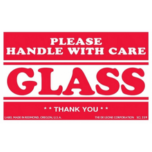 SCL566 PLEASE HANDLE WITH CARE - GLASS - THANK YOU